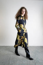 Load image into Gallery viewer, Gold Print Dress
