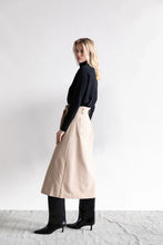 Load image into Gallery viewer, Beige Button Skirt
