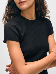 Pointelle Tee