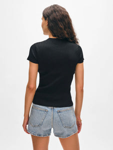 Pointelle Tee