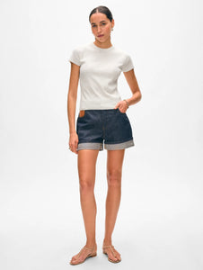 Pointelle Tee white