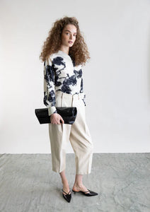 Silk Print Blouse