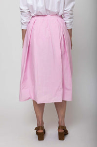 Linen Skirt Pink